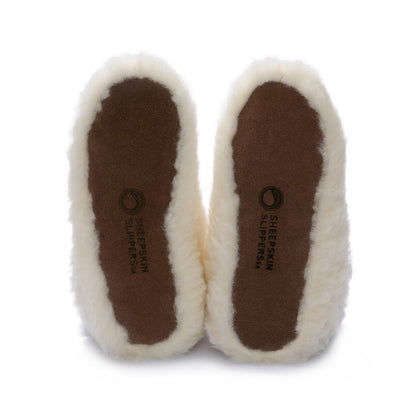 NEW | Low Igloo Star Slippers | Cream | Wool Lining