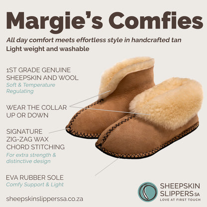 Margie's Comfies | Tan | Handcrafted