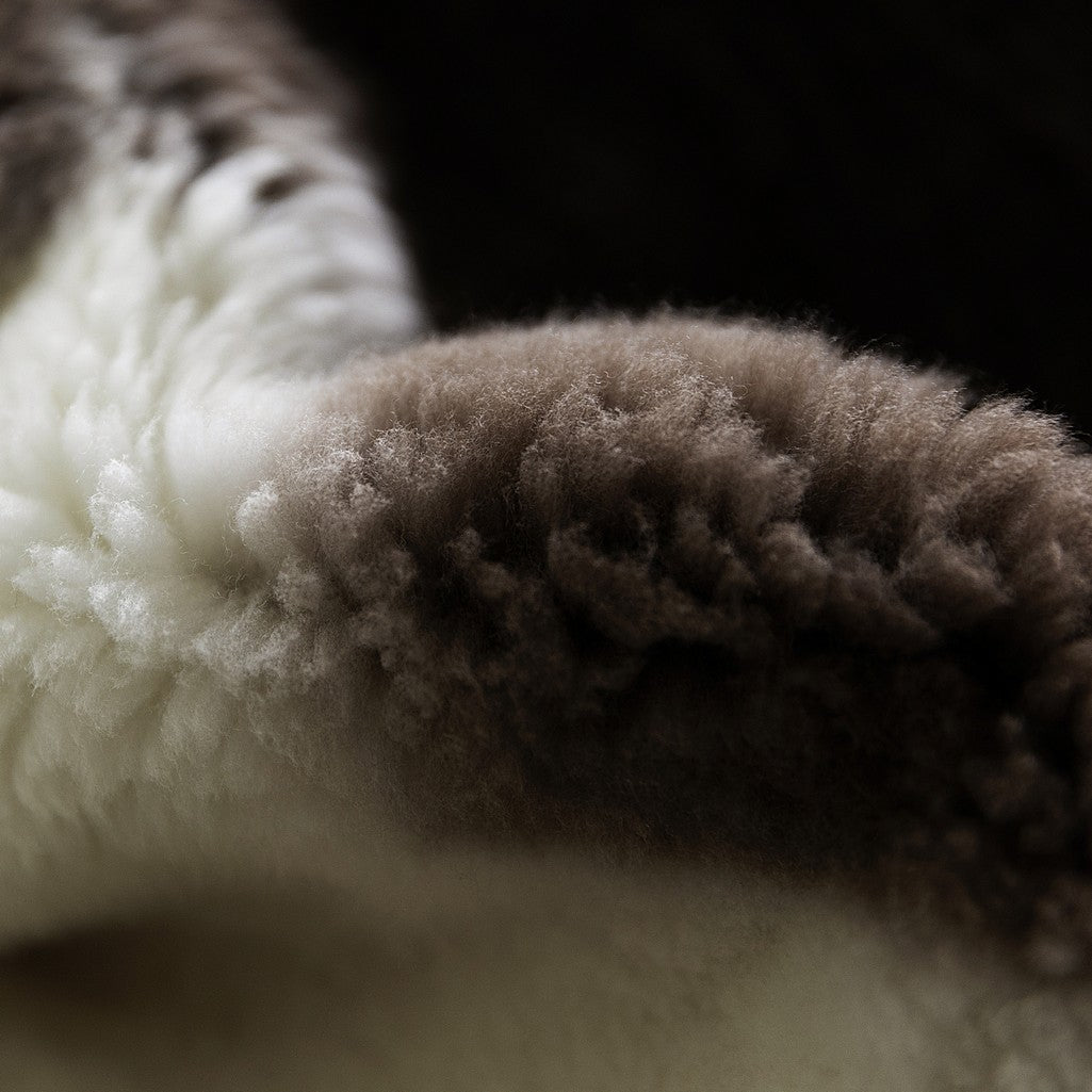 Cross-Breed Sheepskin | Natural And Brown