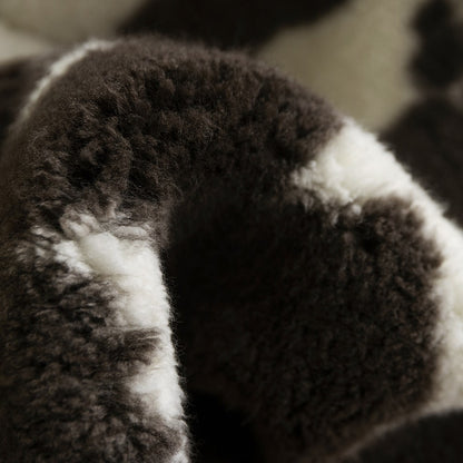 Cross-Breed Sheepskin | Natural With Brown Dots