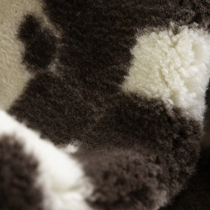 Cross-Breed Sheepskin | Natural With Brown Dots