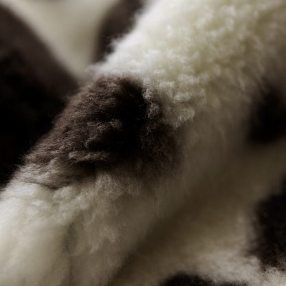 Crossbreed Sheepskin | Natural With Brown Dots