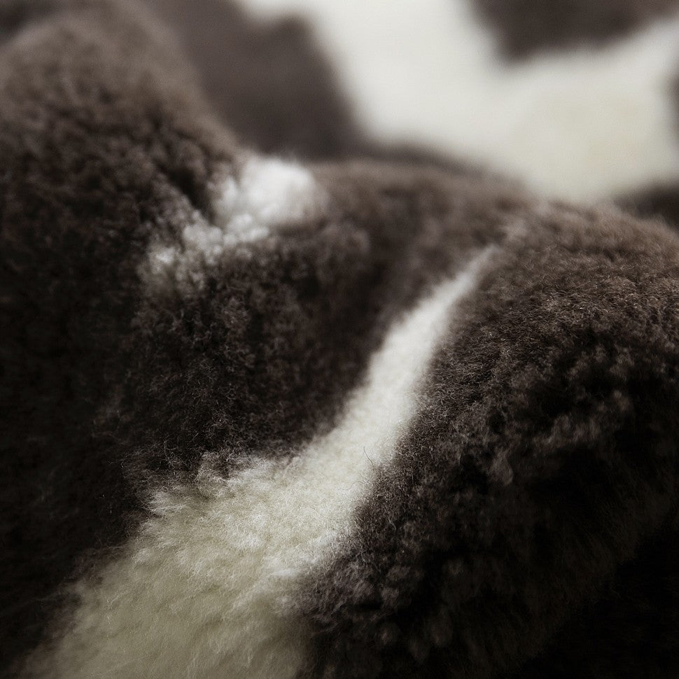 Crossbreed Sheepskin | Natural With Brown Dots