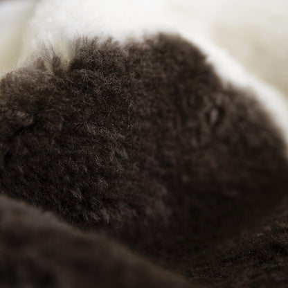 Cross-Breed Sheepskin | Natural With Brown Spot