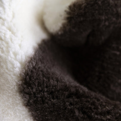 Cross-Breed Sheepskin | Natural With Brown Spot