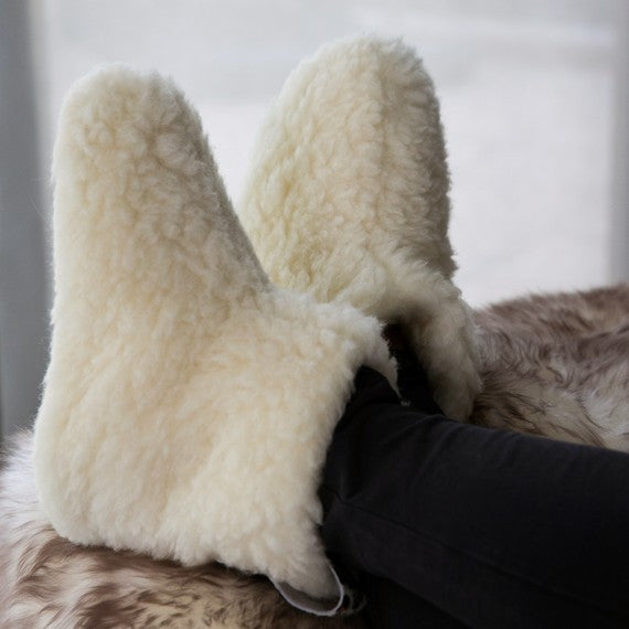 Igloo Slippers | Cream | Wool Lining