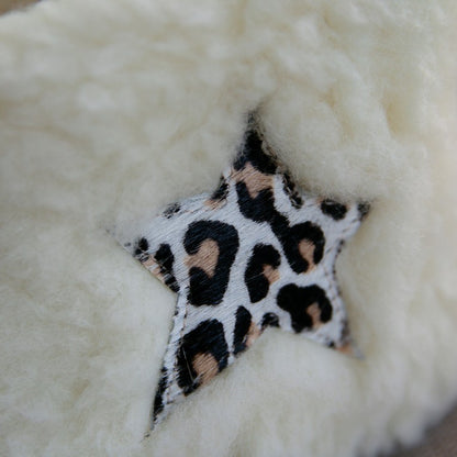 NEW | Low Igloo Star Slippers | Cream | Wool Lining